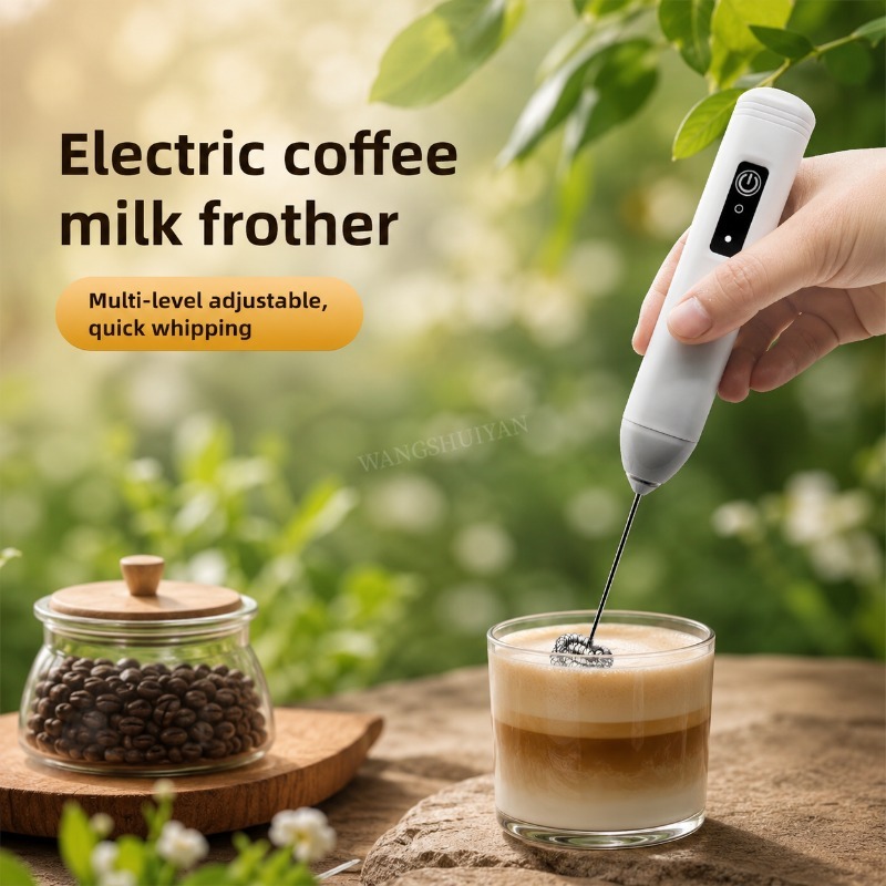 Yogurt Maker Electric - خلاط كهربائي محمول لصنع رغوة الحليب،