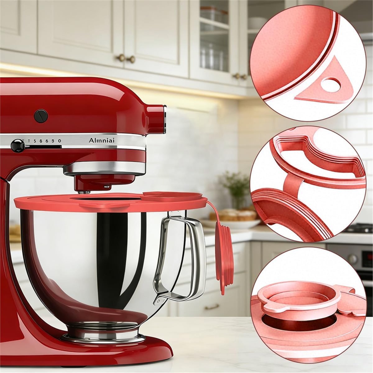 Stand Mixer Bowl - غطاء وعاء خلاط السيليكون A1837U Aug.