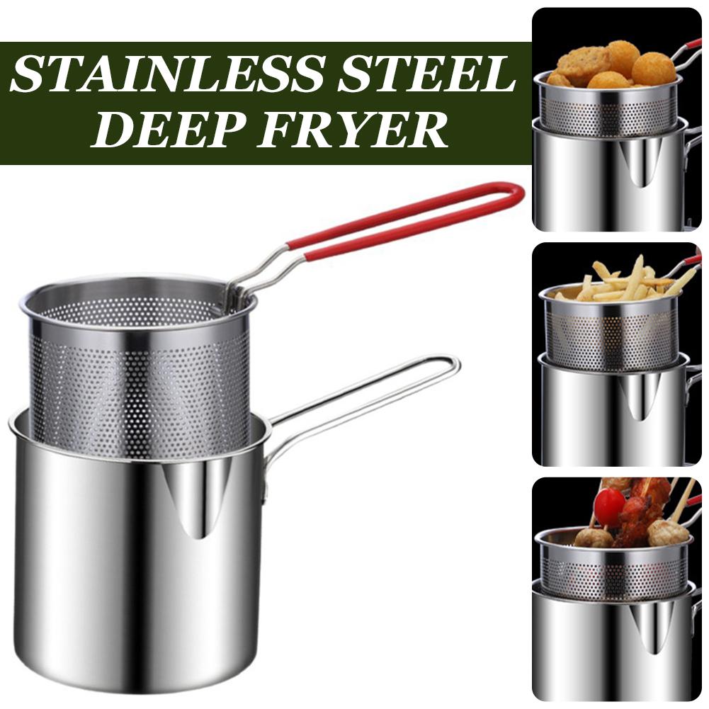Deep Fryer Stainless - مجموعة أواني قلي عميقة من الفولاذ