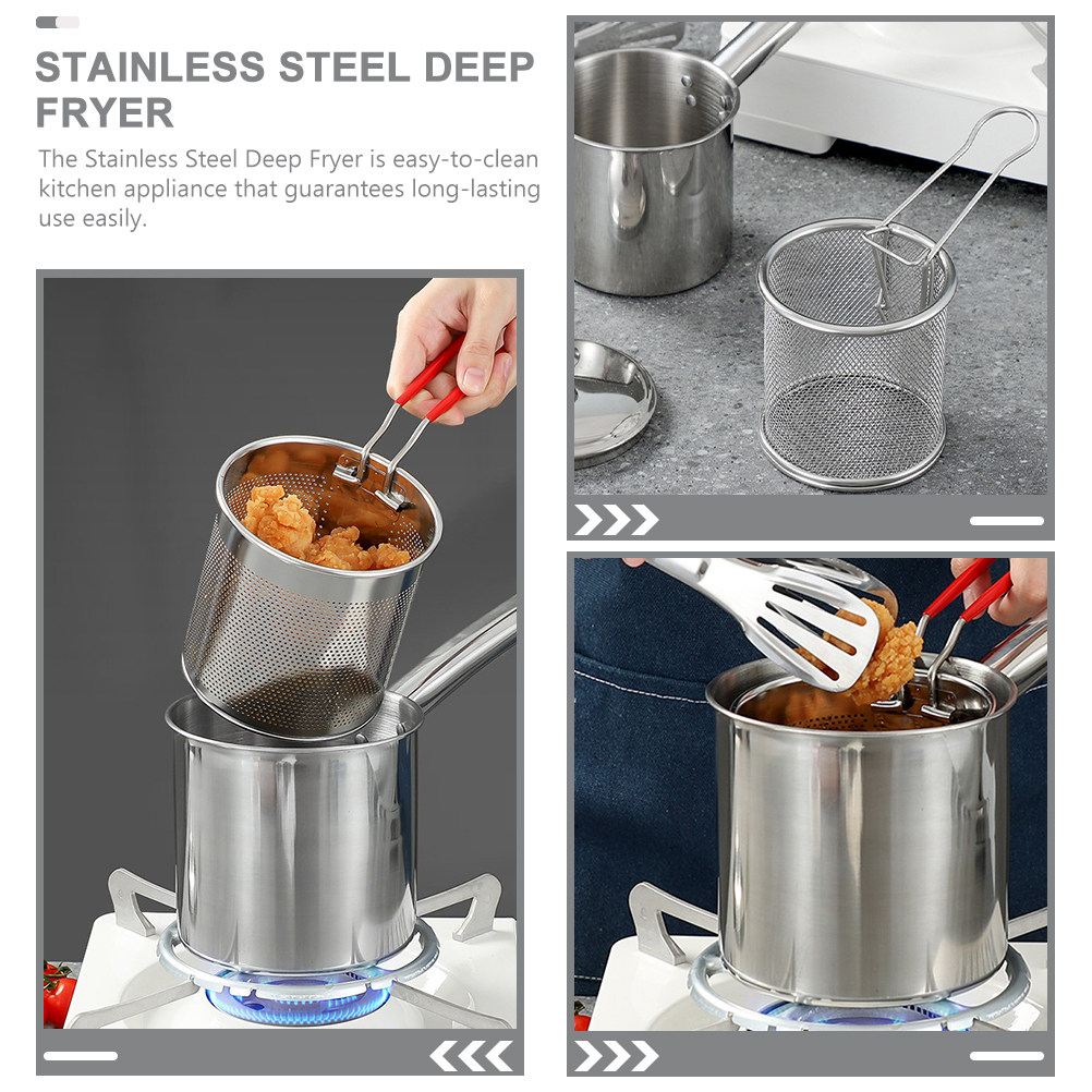 1 مجموعة قدر قلي عميق من الفول - مراجعة Deep Fryer Stainless وسعره