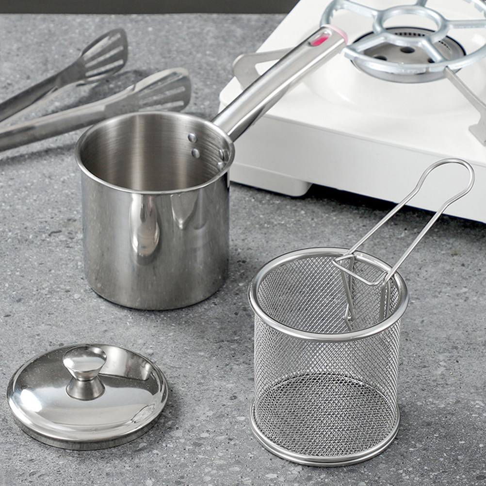 1 مجموعة قدر قلي عميق من الفول - مراجعة Deep Fryer Stainless وسعره