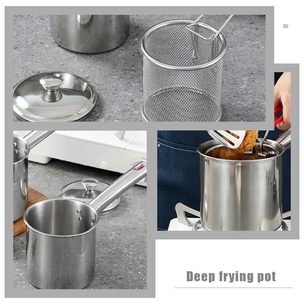 1 مجموعة قدر قلي عميق من الفول - مراجعة Deep Fryer Stainless وسعره