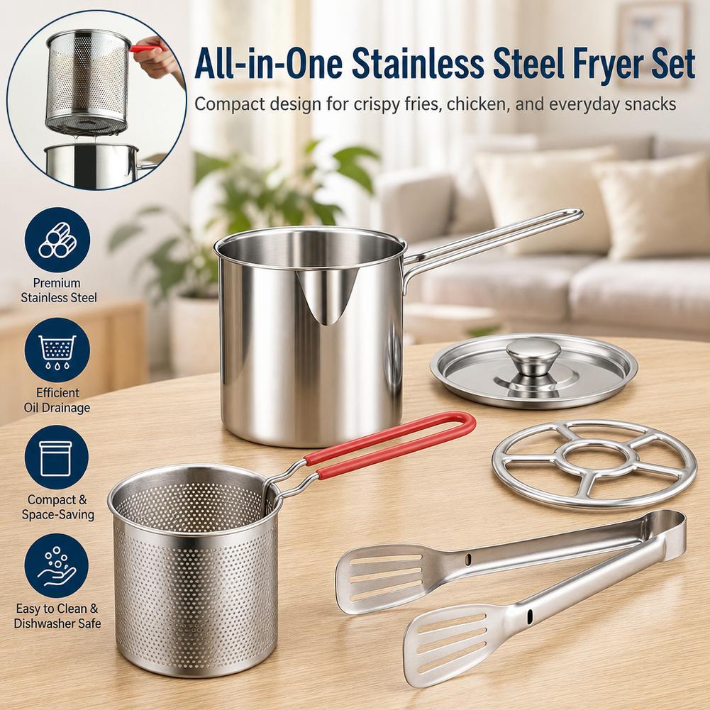وعاء قلي عميق من الفولاذ المقا - مراجعة Deep Fryer Stainless وسعره