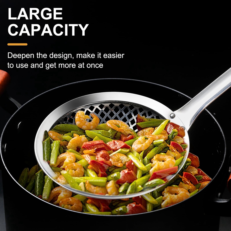 ملعقة مصفاة، ملاعق تصفية من ال - مراجعة Deep Fryer Stainless وسعره