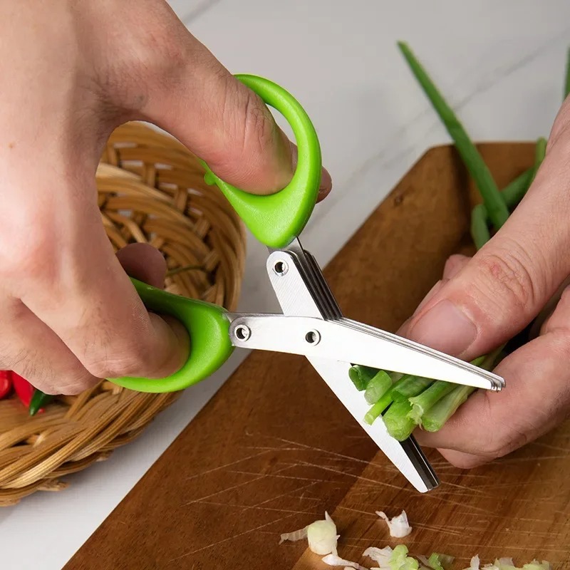 مقص مطبخ متعدد الطبقات من الفو - مراجعة Kitchen Appliances Green وسعره