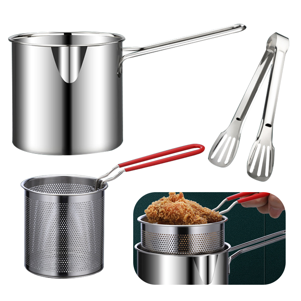 مقلاة تيمبورا سعة 1200 مل مع س - مراجعة Deep Fryer Stainless وسعره