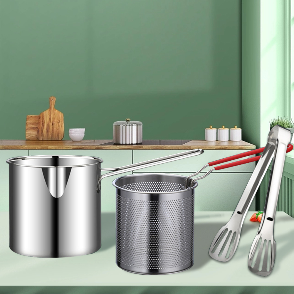 مقلاة تيمبورا سعة 1200 مل مع س - مراجعة Deep Fryer Stainless وسعره