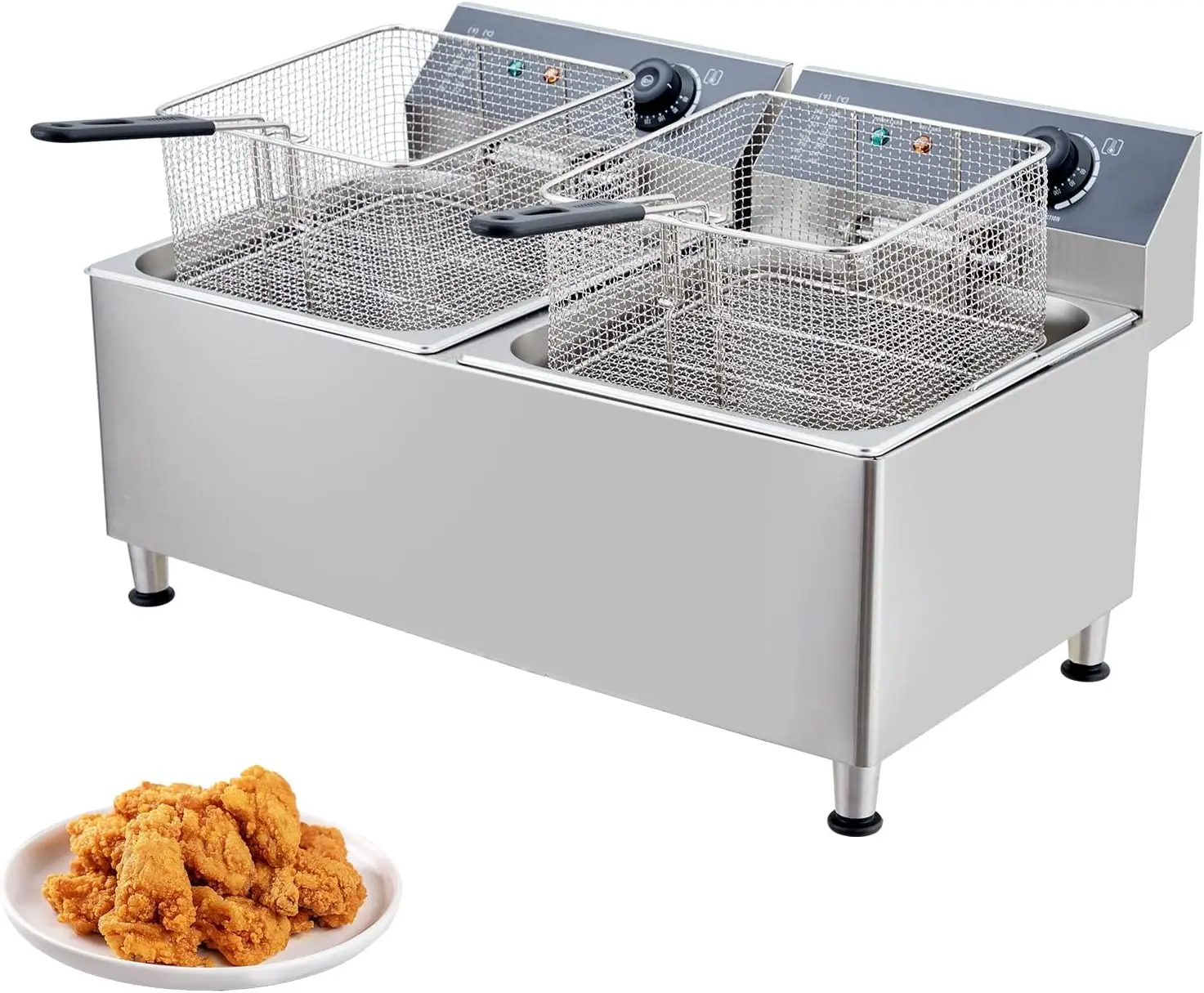 قلاية كهربائية تجارية بسعة 23. - مراجعة Deep Fryer Stainless وسعره