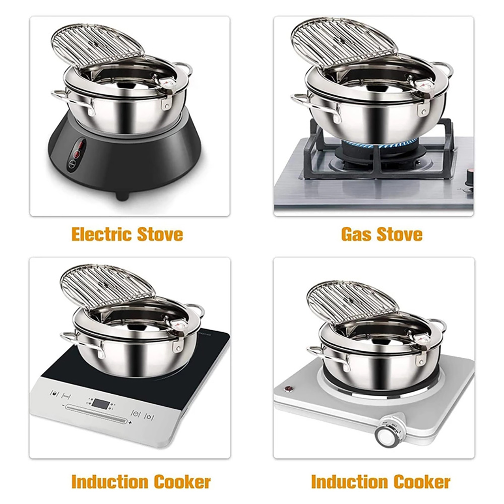 مقلاة قلي من الفولاذ المقاوم ل - مراجعة Deep Fryer Stainless وسعره
