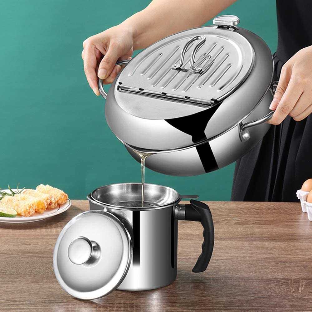 مقلاة قلي من الفولاذ المقاوم ل - مراجعة Deep Fryer Stainless وسعره