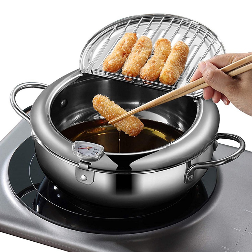 مقلاة قلي من الفولاذ المقاوم ل - مراجعة Deep Fryer Stainless وسعره
