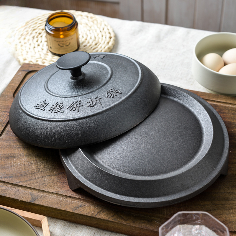 صينية من الحديد الزهر الأصلية  - مراجعة Crepe Maker Non Stick وسعره