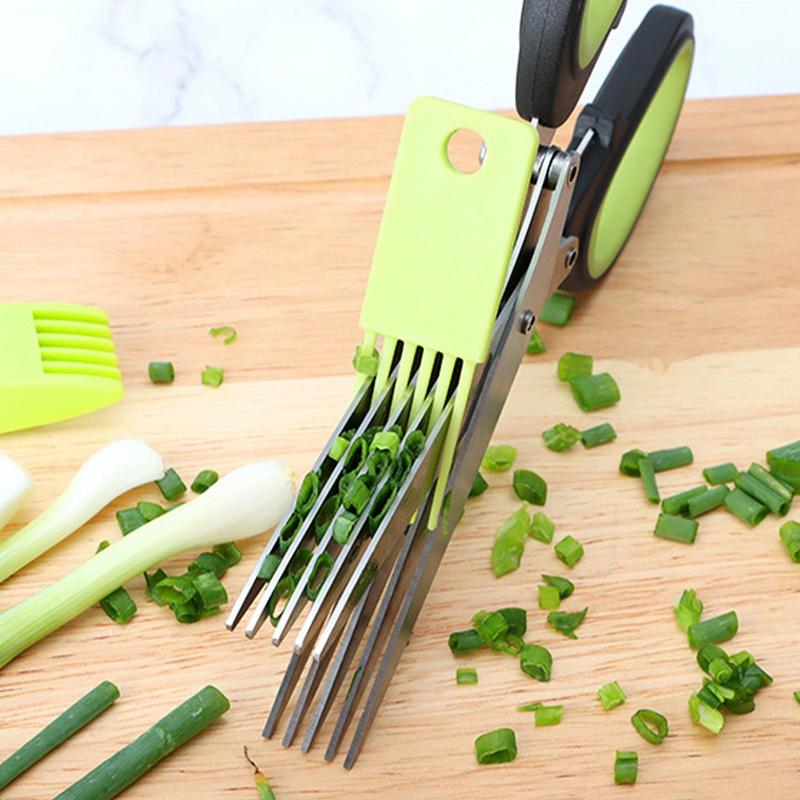 مقص متعدد الطبقات من الفولاذ ا - مراجعة Kitchen Appliances Green وسعره