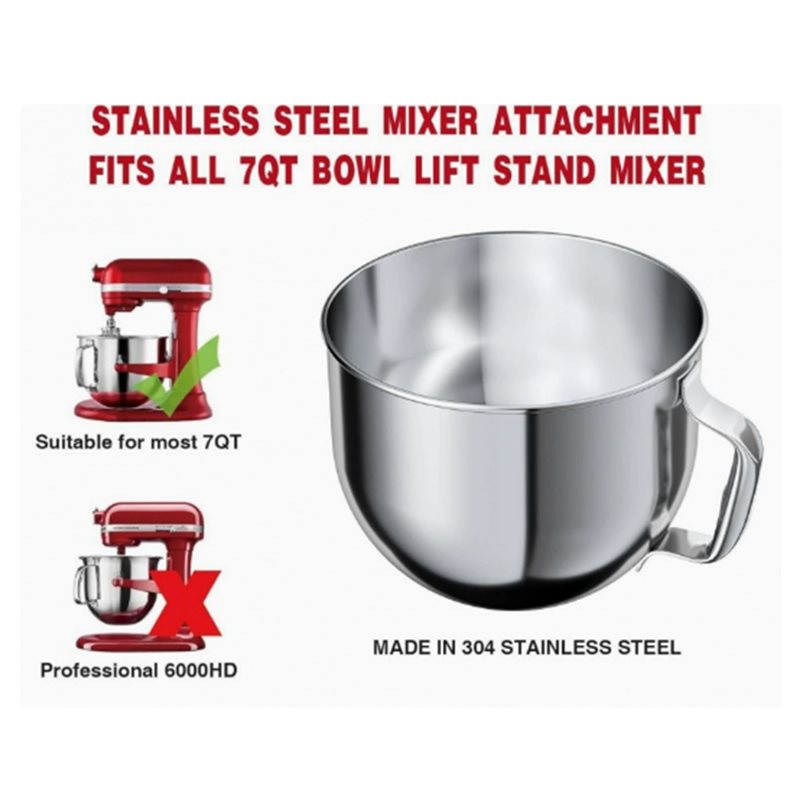 وعاء خلط من الفولاذ المقاوم لل - مراجعة Stand Mixer Bowl وسعره