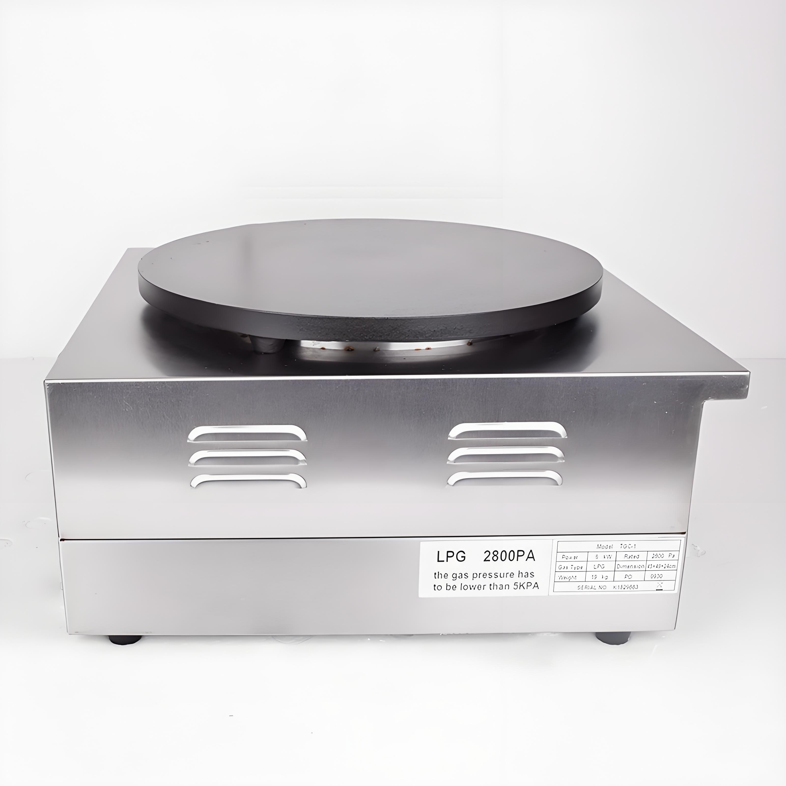 الغاز التجاري الفولاذ المقاوم  - مراجعة Crepe Maker Non Stick وسعره
