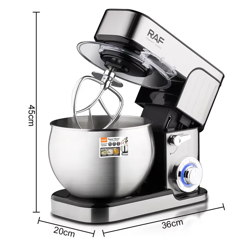 خلاط طعام منزلي RAF 3 في 1 لعج - مراجعة Stand Mixer Bowl وسعره